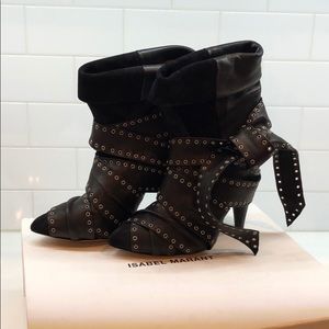 ISABEL MARANT Show Carnation Aleen Booties!